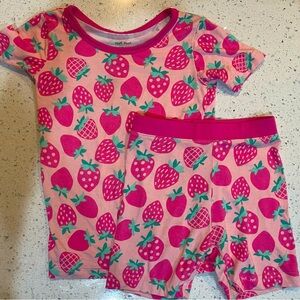 Little Sleepies Sweet Strawberries Two-Piece Pajama Set